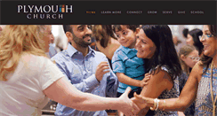 Desktop Screenshot of plymouthchurch.org